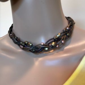 Leather chocker
